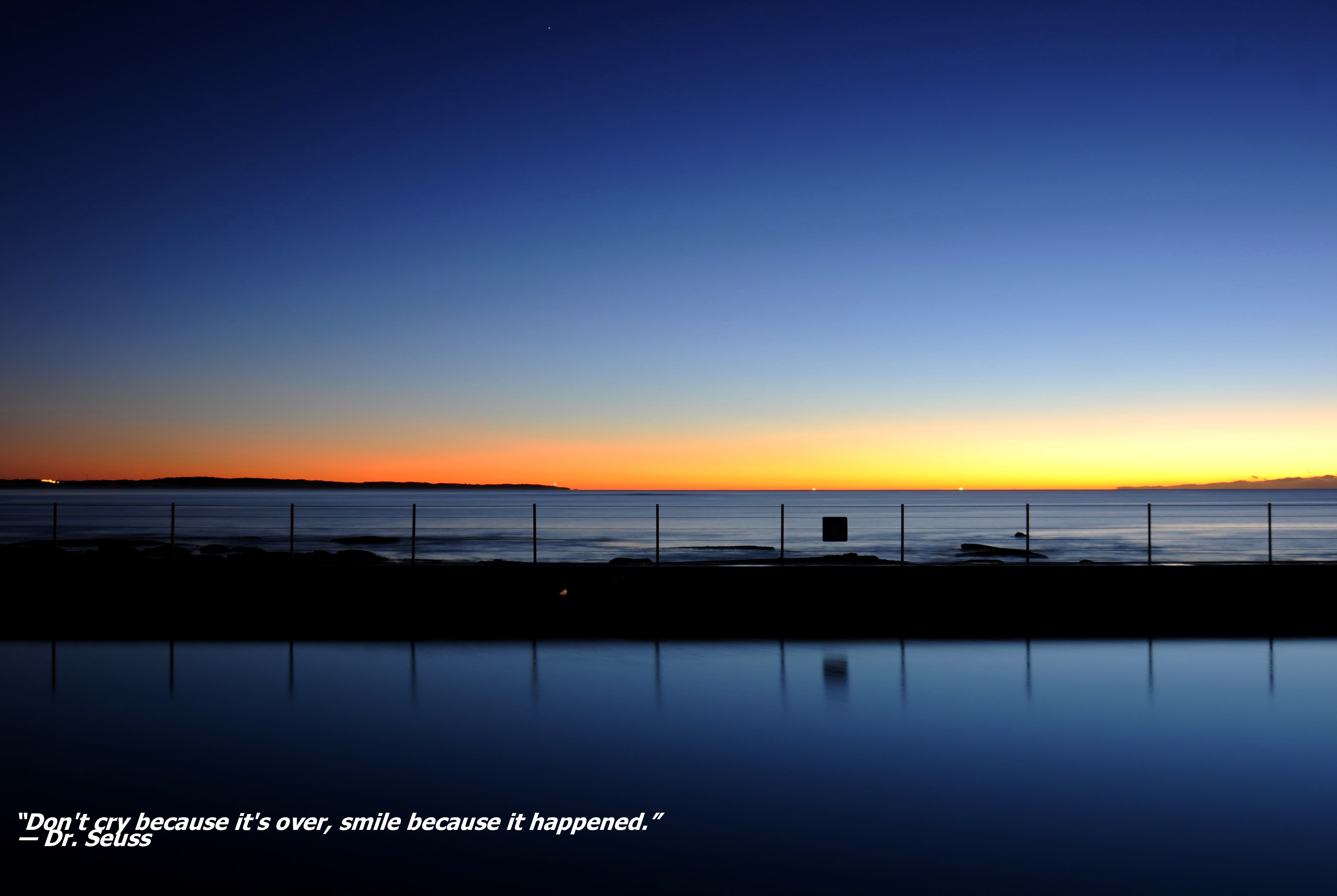 2013-08-24 The Entrance Baths Sunrise - dr Suess